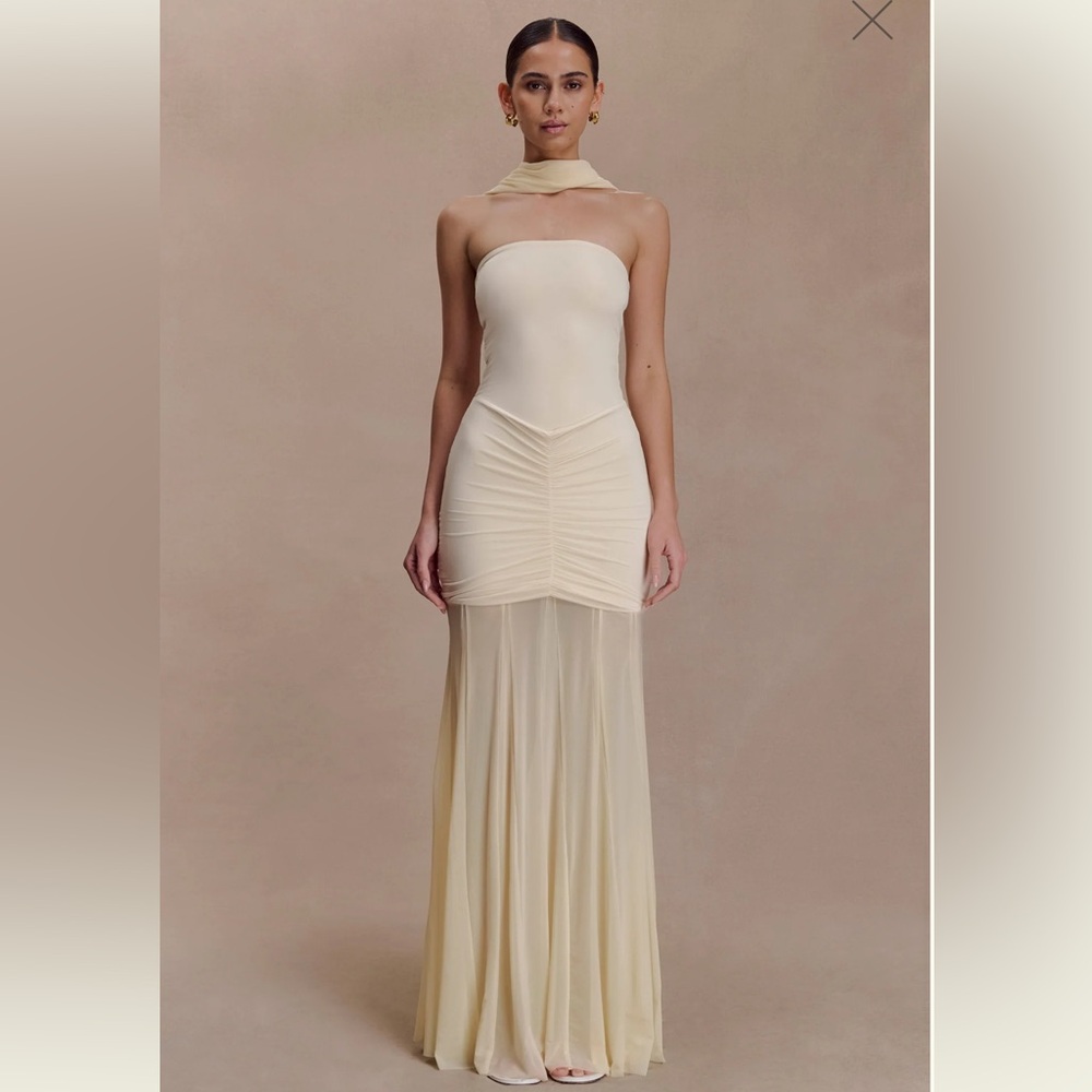 Meshki Caspian Ivory Dress
